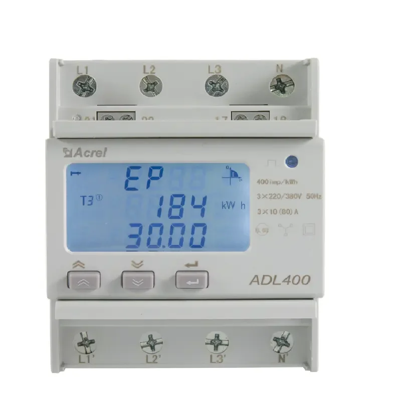 ACREL ADL400 Three-phase modbus communication din rail kwh installation energy meter