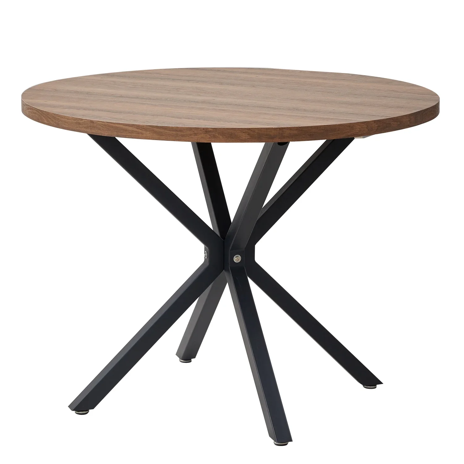 Nordic Ronde Tafel Massief Houten Eettafel Afgeronde Tafel Balkon Woonkamer Esstische Meubelen 100CM - afbeelding 2