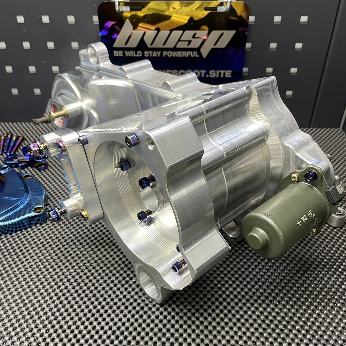 Dio cnc 132cc Billet Engine Case \