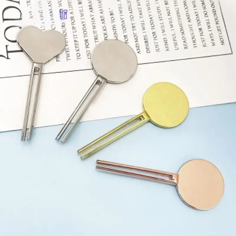 Presse à dentifrice en acier inoxydable, 1 pièce, Tube à clé, rouleau pour crèmes, presse à peinture, paresseux