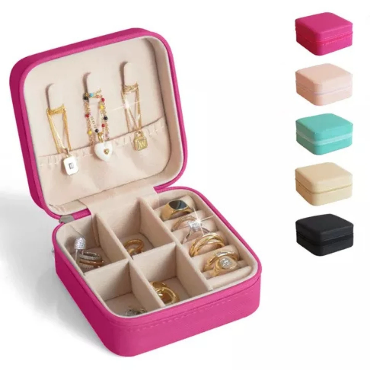 Mini Joyero Organizador Accesorios Viaje A0982
