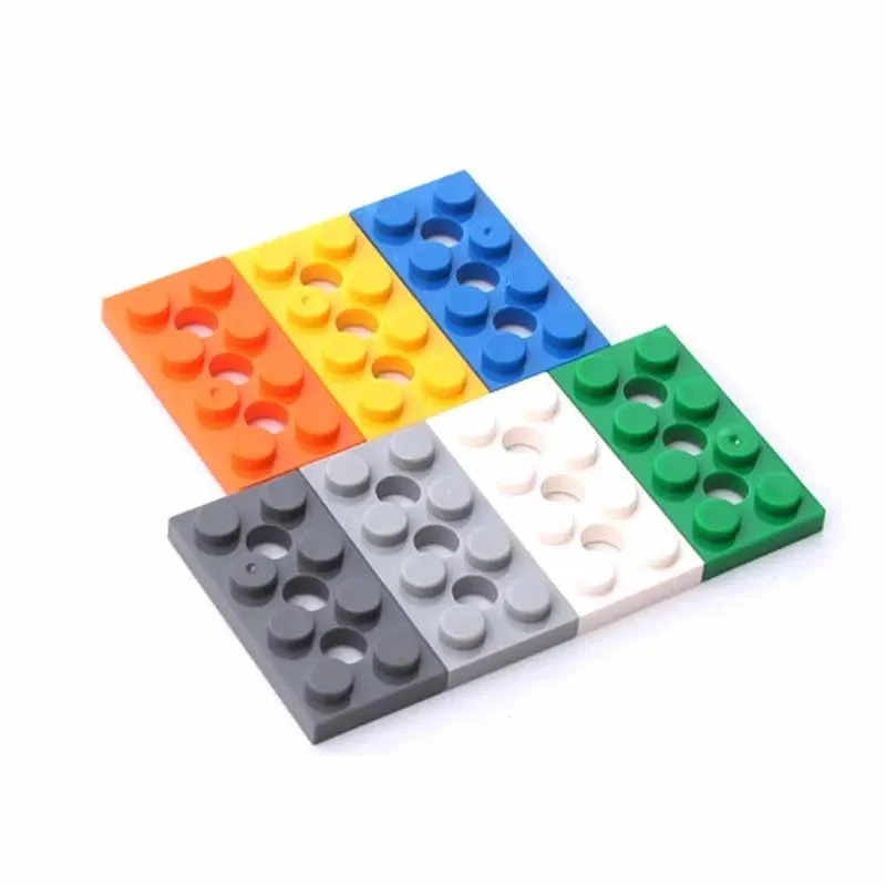 20 pièces MOC bricolage compatible 3709 2x4 brique perforée technologie bloc de construction jouets technologie pour enfants jouets créatifs cadeaux