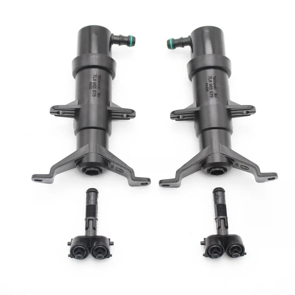 Dla VW Touareg 2002 2003 2004 2005 2006 reflektor przedniego zderzaka Cylinder podnoszenia spryskiwacza Jet dysza natryskowa — zdjęcie 2