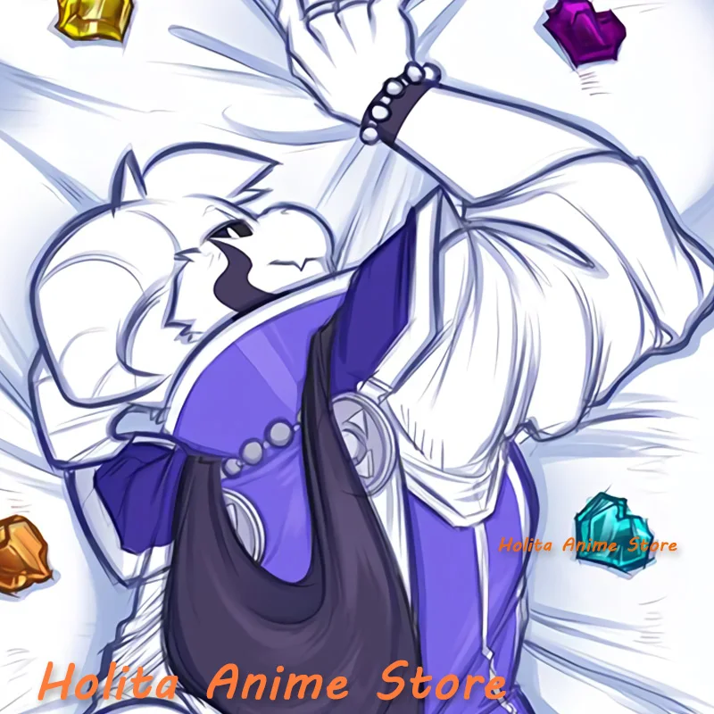 Dakimakura Anime asriel dreemurr (god form) undertale Body Pillow Double sided Print Life-size Cover