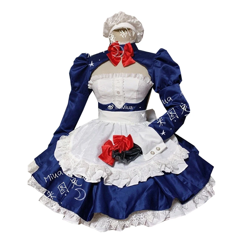 Custom Made High-Rise Invasion Maid-fuku Kamen Cosplay Costume Maid Dress Suits Uniform Women Anime Outfits Halloween Tailor Cos