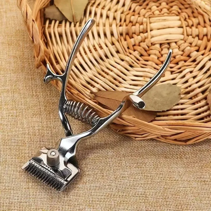 Tondeuse à cheveux manuelle pour chien, outil de toilettage professionnel silencieux