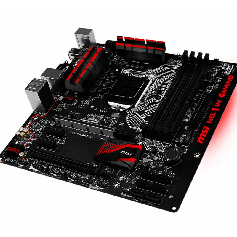 Imagem -04 - Msi-soquete da Placa Mãe B150m Noite Elf Lga 1151 Sata3 Usb 3.0 Placa Mãe Desktop B150 i3 i5 i7 6100 6500 6700