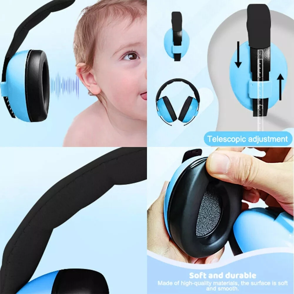 Baby Ears Protection Anti Noise Child Earmuff Children Sleep Ear Stretcher Headphones Sleeping Earplugs 1pc