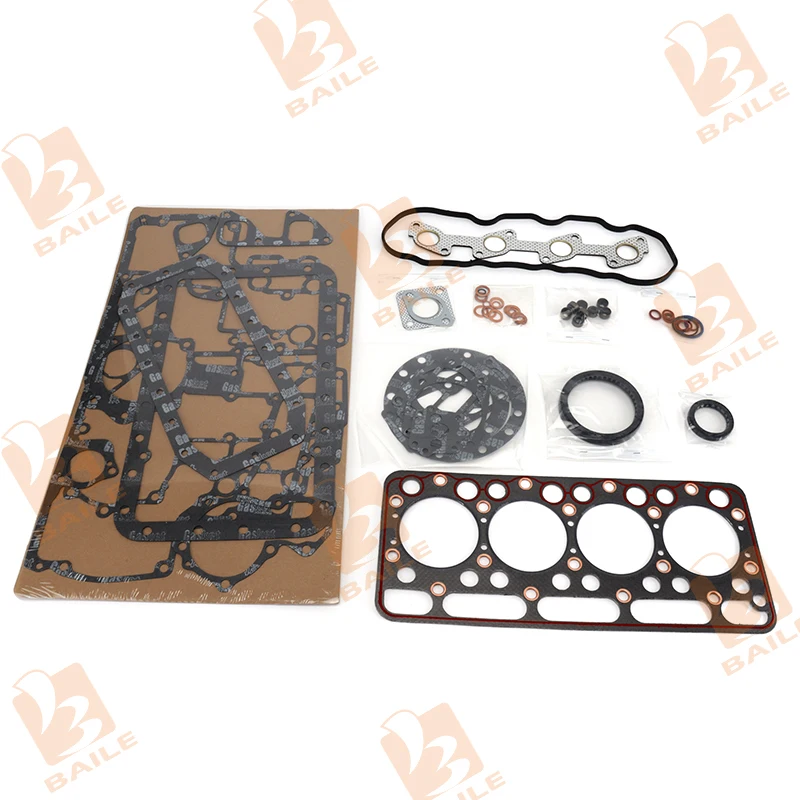 V1702 Full Gasket Kit  For Kubota V1702B Overhaul KH90 Bobcat 743 733 Excavator Engine