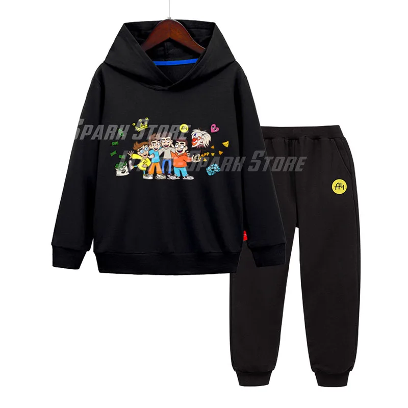 Влад Бумага А4 Children Hoodie Suit Streetwear Cotton A4 Vlad  Kids Clothing Sweatshirts Spring Autumn Boy Girl Hoodies Pullover