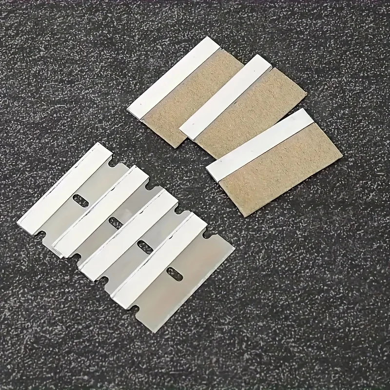 A box of 10/50/100 industrial razor blades, single-edged box cutter replacement blades, metal tool-free replacement blades