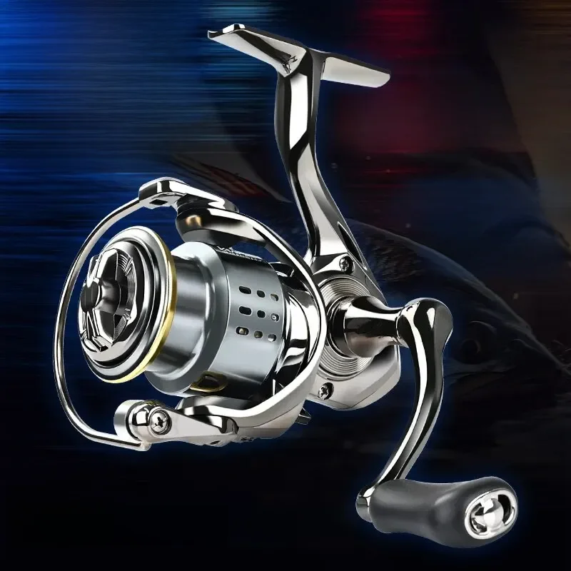 MEREDITH-Moulinet de pêche Wars DauSeries avec système de traînée, roue tournante, bobine de pêche, 8 1948, puissance maximale, antirouille et roulement lisse, 5.0:1