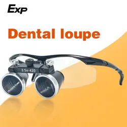 Exp Dental 2.5X 3.5X magnifying glass glasses style surgical magnifying glass dental medical magnifying glass without LED light