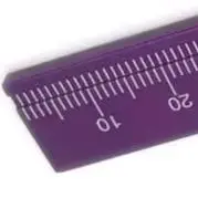 

High Quality Aluminum Dental Ruler Endoscope Span Scale Endodontic Hand Index Dentist Tool Material