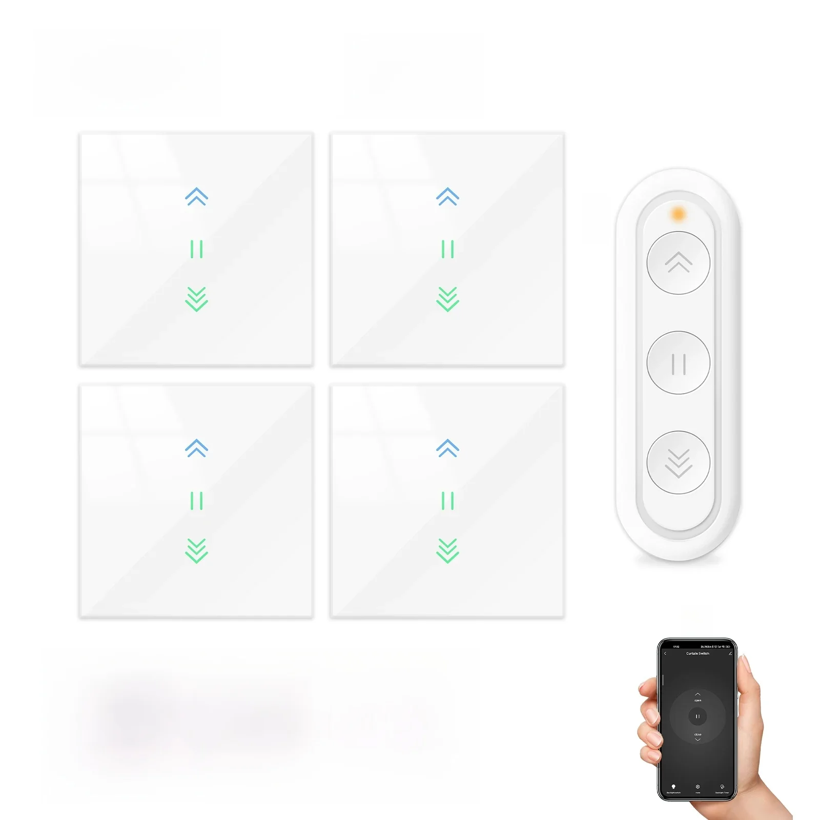 LoraTap Tuya Smart Life Rolluik Gordijnschakelaar Afstandsbediening Buismotor Looptijd Instelling Werk Google Assistent Alexa - afbeelding 2