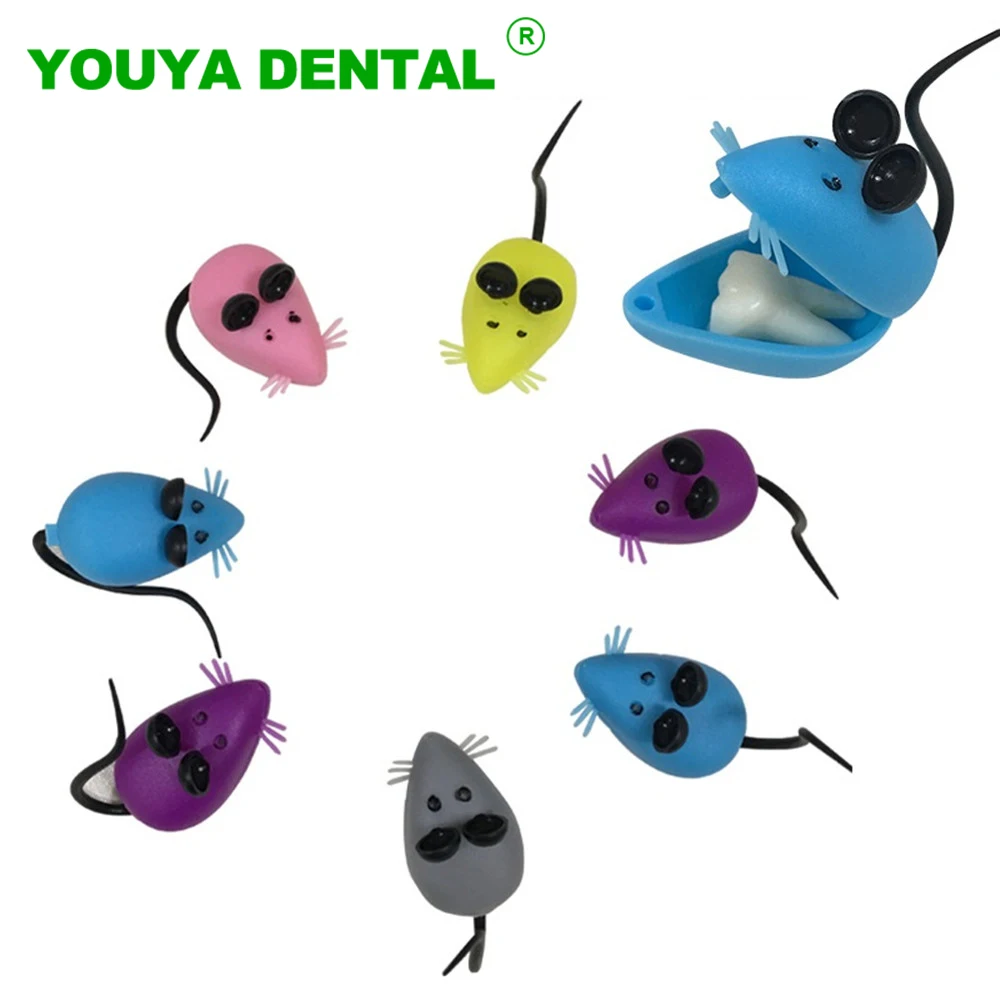 Scatola di immagazzinaggio dei denti a forma di topo 3D scatola di fata dei denti del bambino custodia Organizer per bambini dente deciduo Souvenir salva contenitore regalo dentale