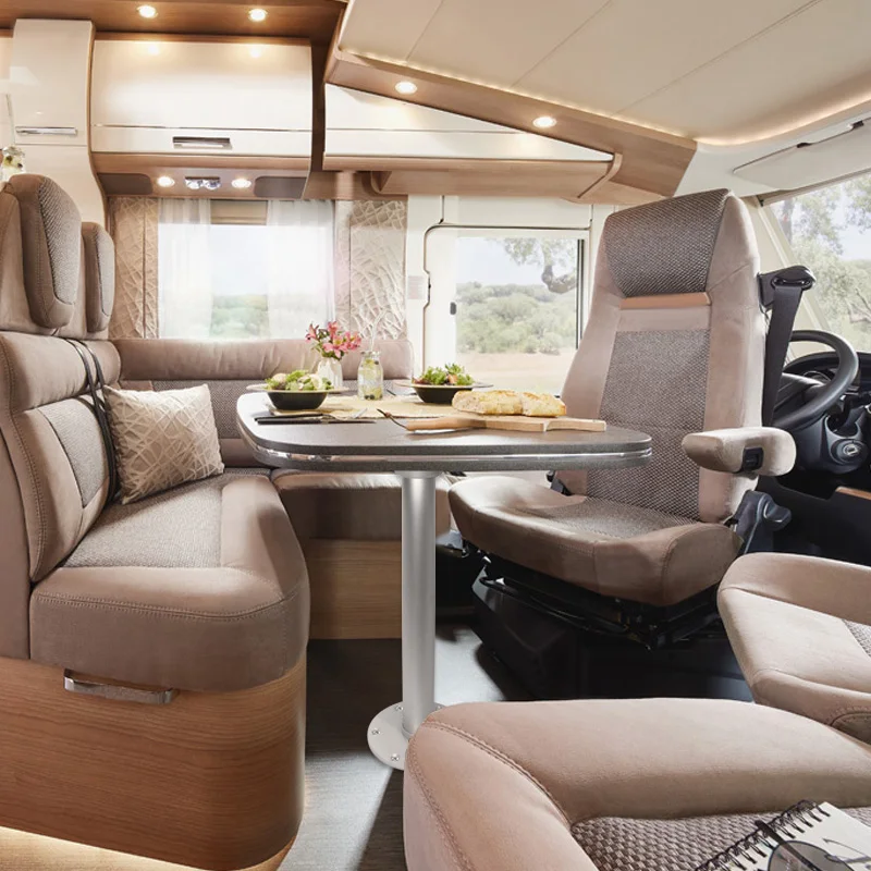 ساق ألومنيوم معززة بارتفاع ثابت 745 مم، هيكل ثابت، دعامة قاعدة شديدة التحمل، مناسبة للمركبات الترفيهية والمعسكر والقوارب والقوافل #5