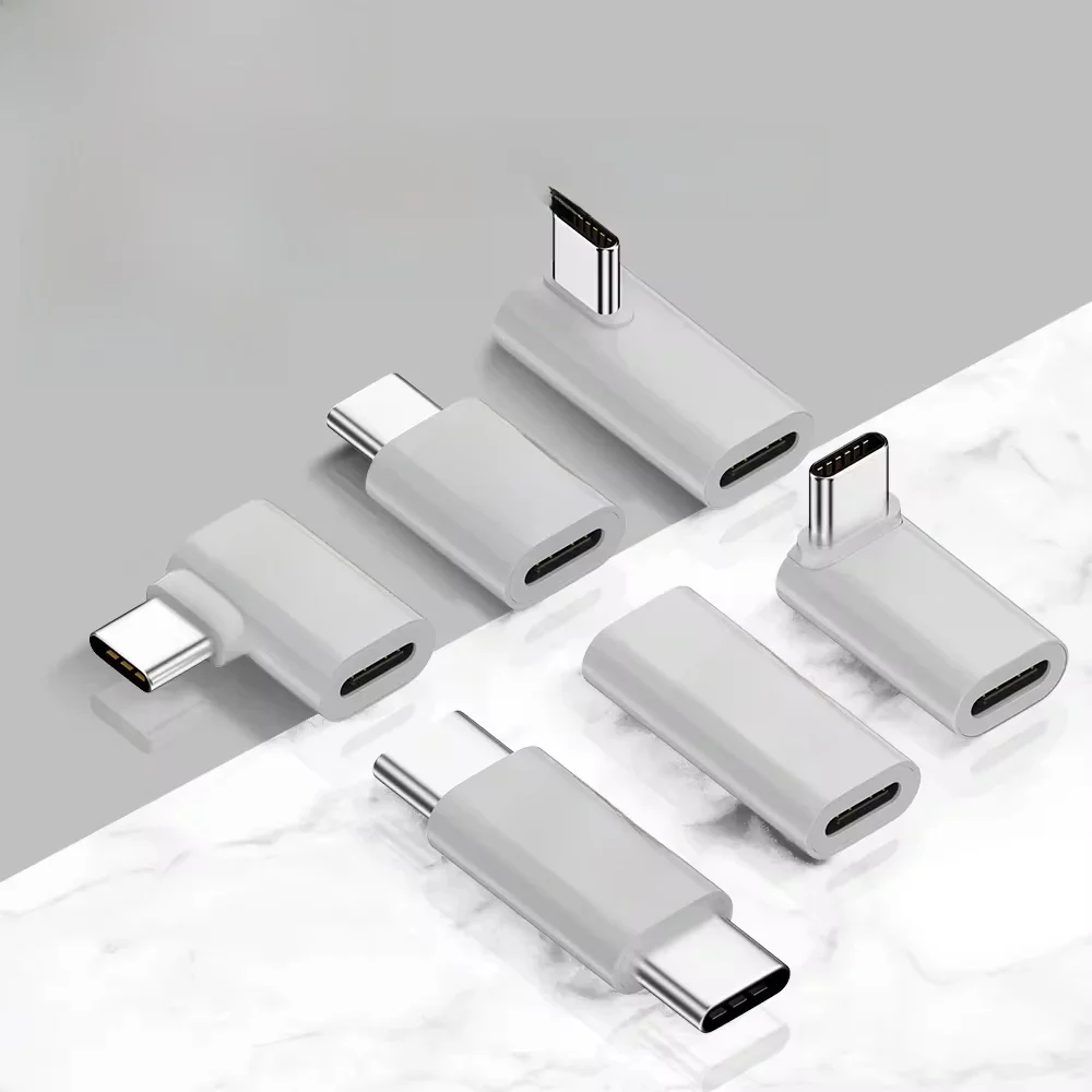 NNBILI 140W 40Gbps OTG Adapter typu C 90 stopni USB typu C do szybkiego ładowania USB3.1 Adapter transferu danych dla iPhone 15 Macbook — zdjęcie 2