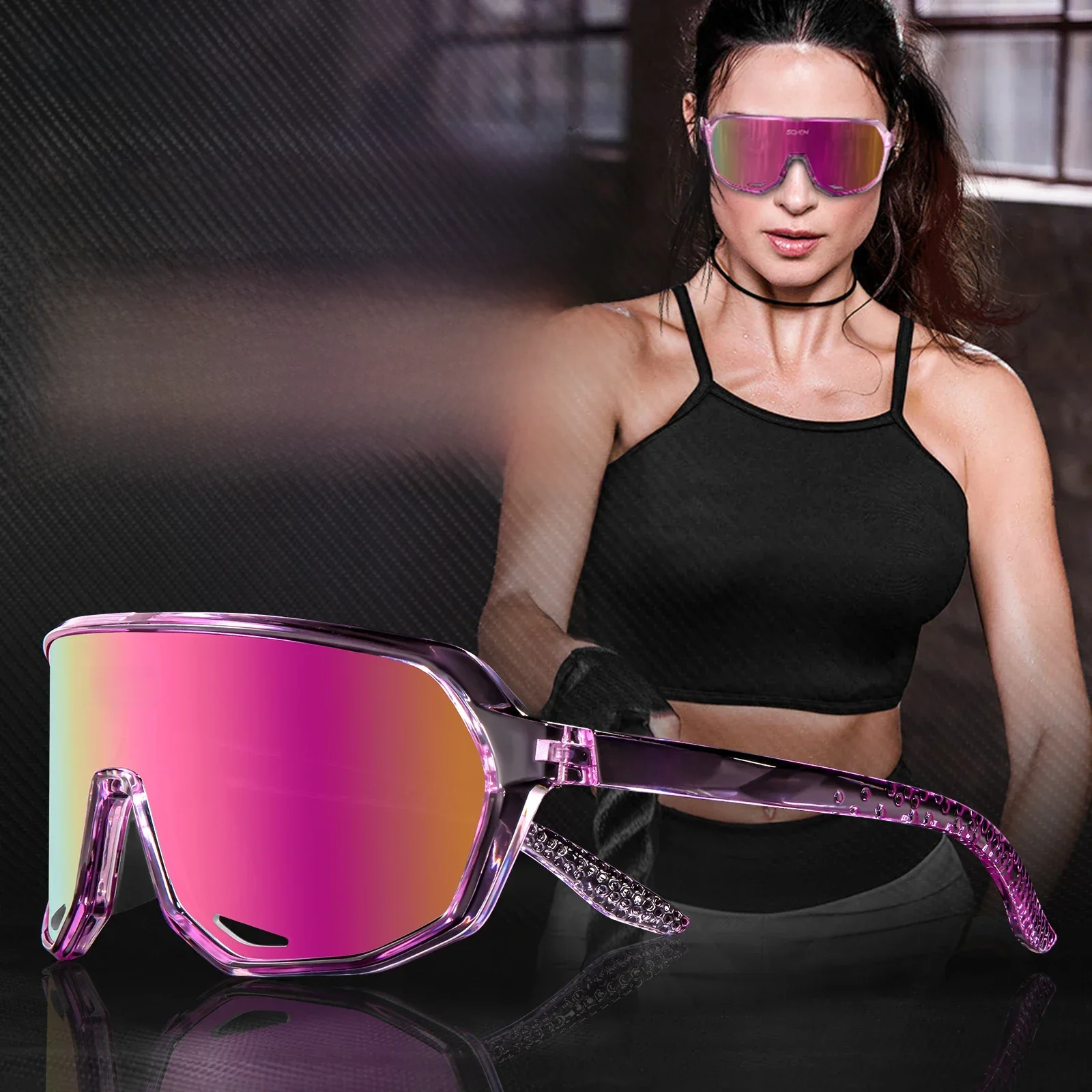 AliExpress kapvoe New Scvcn Cycling Glasses Photochromic Sports for Men UV400 Eyewear Bicycle Glass MTB Bike Women