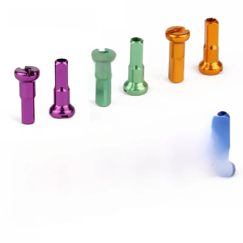 AliExpress DEEMOUNT 50/20pcs Aluminum Alloy Spoke Nipples CNC-machined Anodized 14G 14mm MTB Road Bicycle Wheel Caps E-bike Rim Nuts Copper Parts