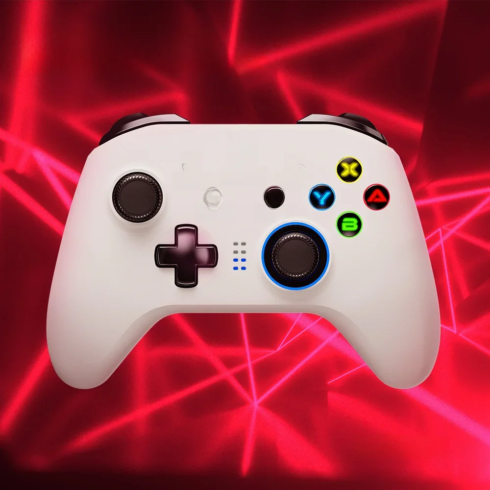 GameSir-Wireless Bluetooth Gaming Controller, T4 Pro, Versão Branca, 2.4G, Gamepad para Nintendo