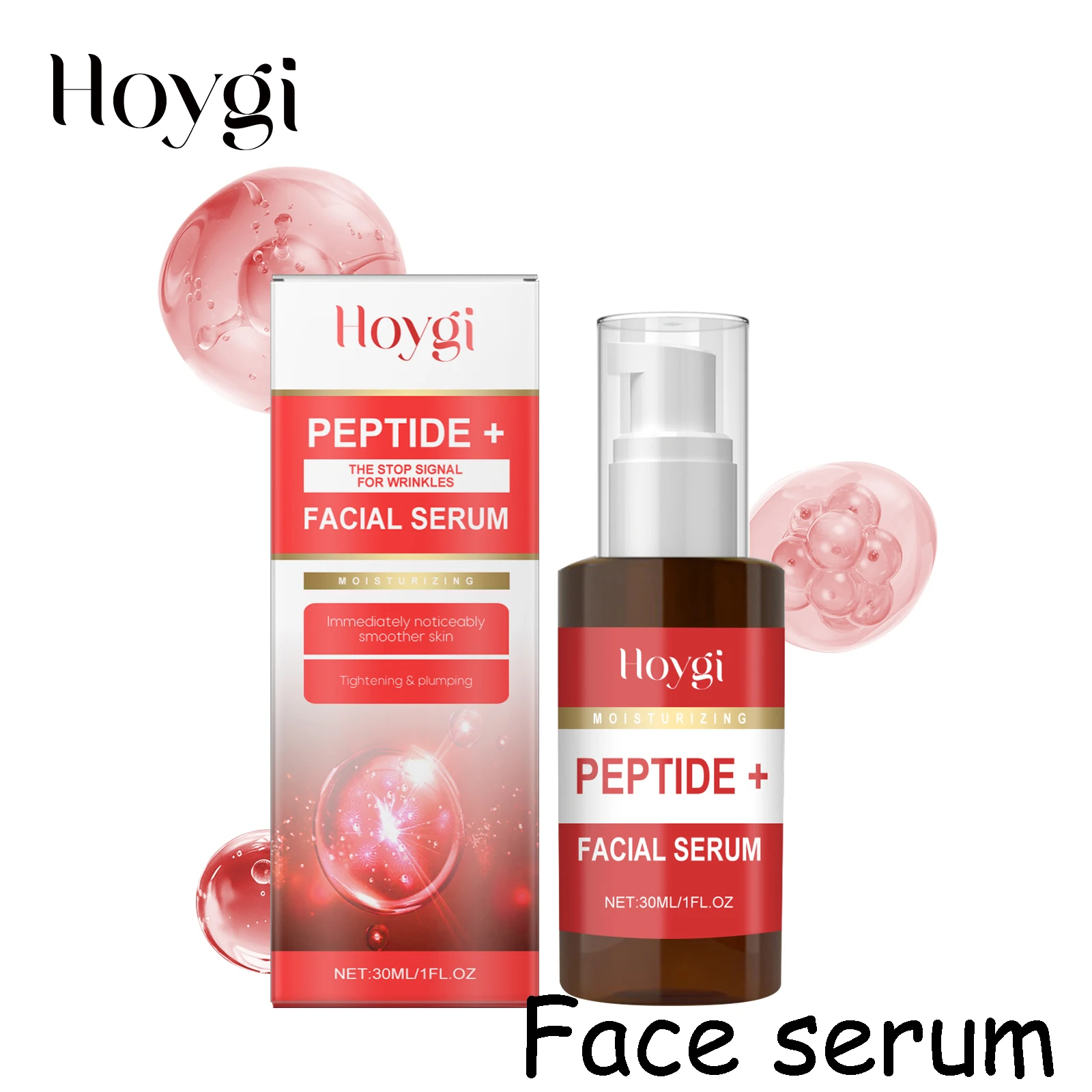 

Hoygi Face Serum Lasting Moisturizing Enhance Skin Elasticity Deep Nourishing Remove Fine Lines Tightening Face Care Serum