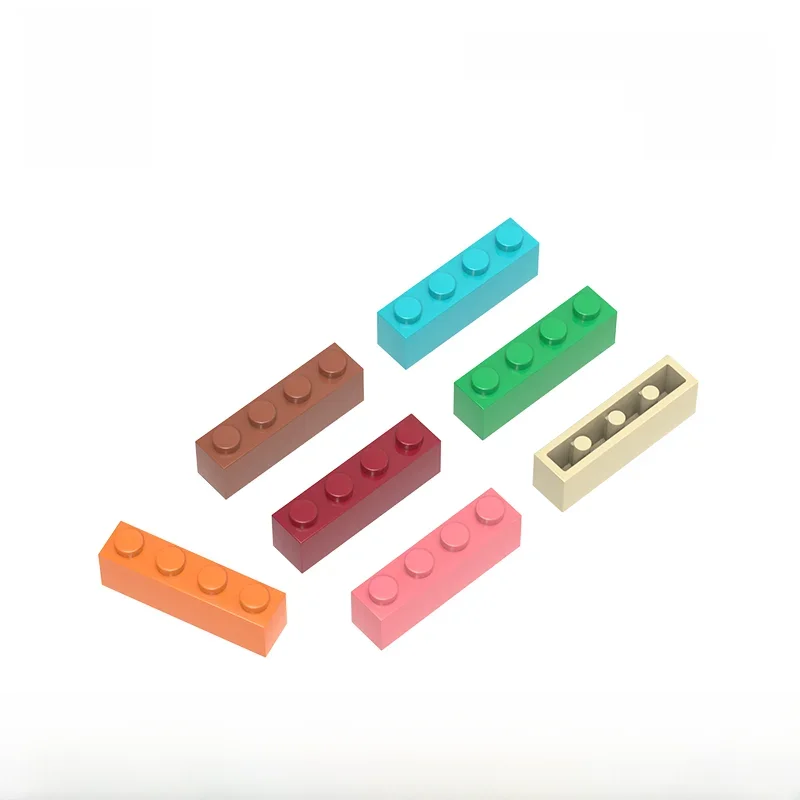 Wange 67 stks/partij 3010 1x4 Basic Bouwstenen Moc Onderdelen Compatibel met Bricks DIY Kinderen Speelgoed Montage gift Opbergdoos - afbeelding 2