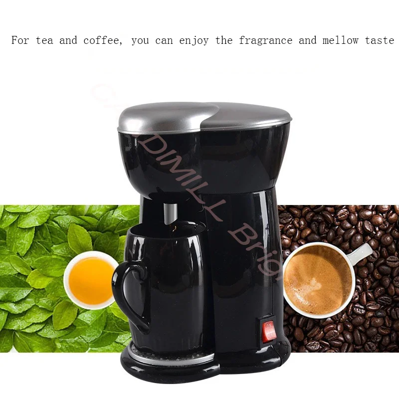 American Drip Coffee Maker Household Small Drip Mini Electric Coffee Machine for Home Office