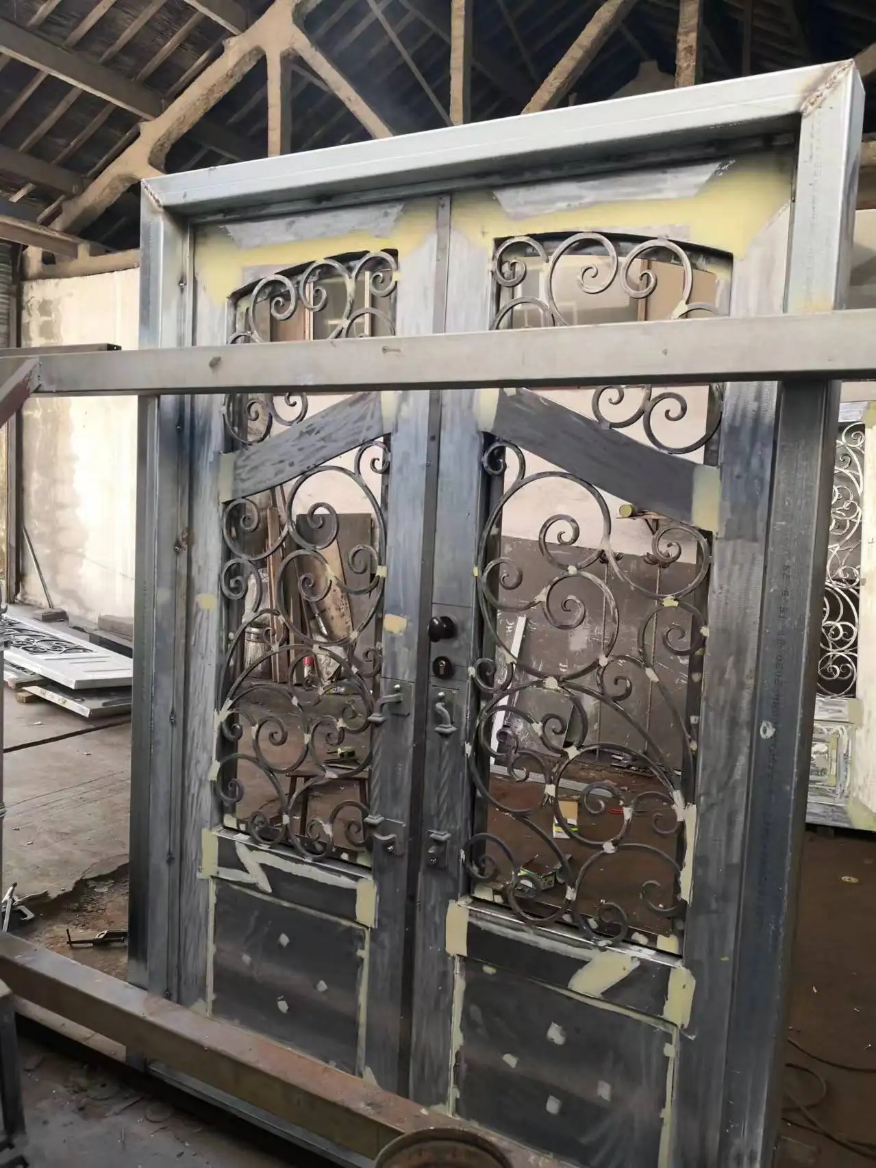 wrought iron door China