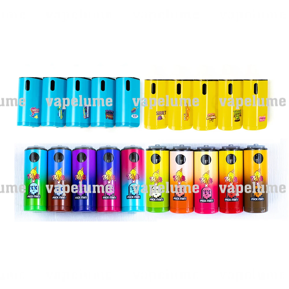 Penna Vape Usa e Getta con Batteria Ricaricabile Packman, 350mAh, Display Cookie Sreen, Kit Iniziale 400mAh
