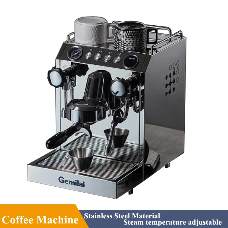 Espresso Machine 15 Bar Coffee Machine Semi-automatic Household Coffee Maker with Foaming Milk Frother 2700W