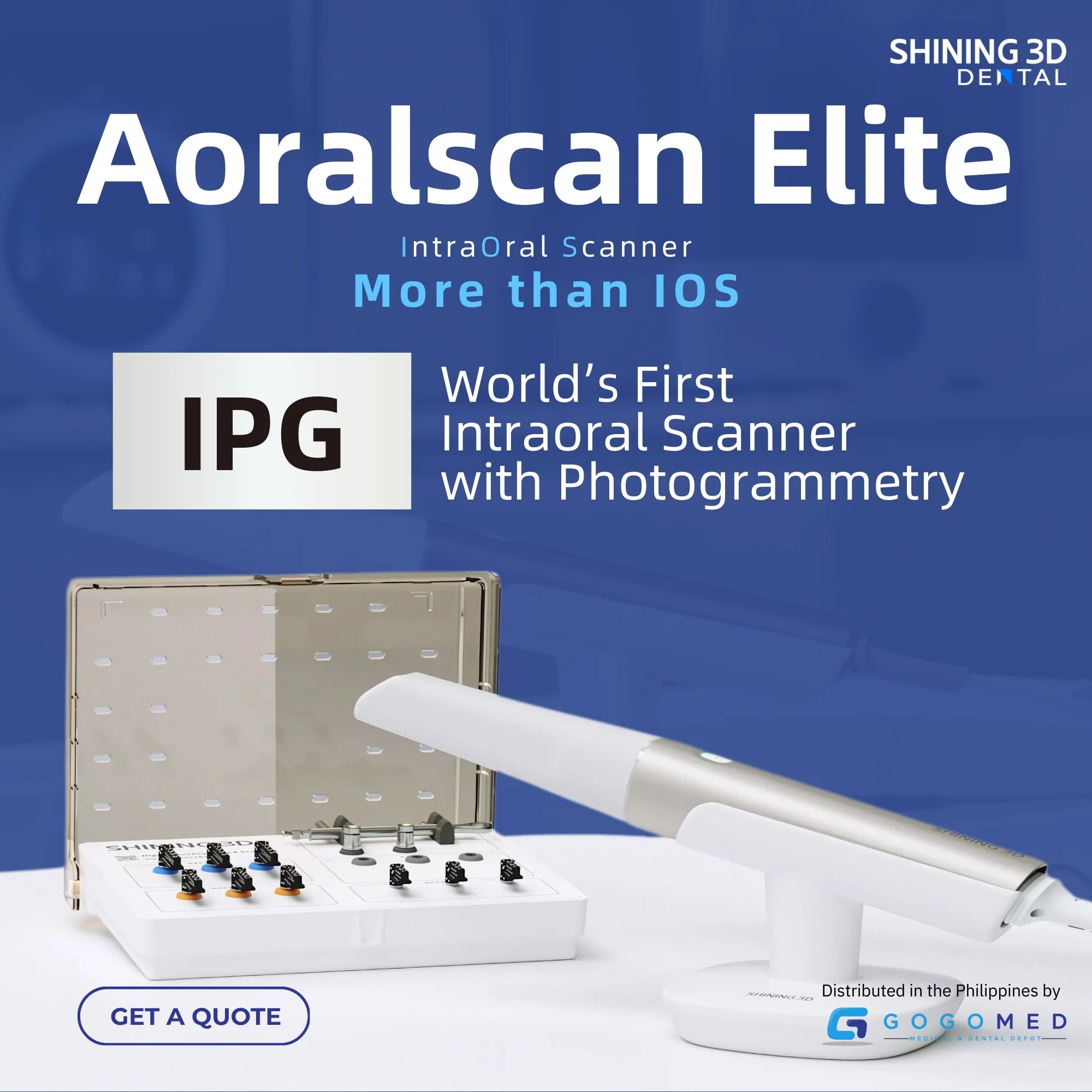 ИЗМЕРИТЕ НОВЫЙ СТАНДАРТ В ИНТЕРАРОРАЛЬНОМ СКАНИЕ — Aoralscan Elite от Shining 3D, предназначенный для следующей стоматологической практики, Ара