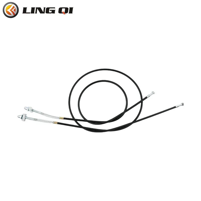 LINGQI Replacement Brake Line Fit For PW50 860mm 1200mm Stainless Steel Core Brake Cable  Dirt Bike Part