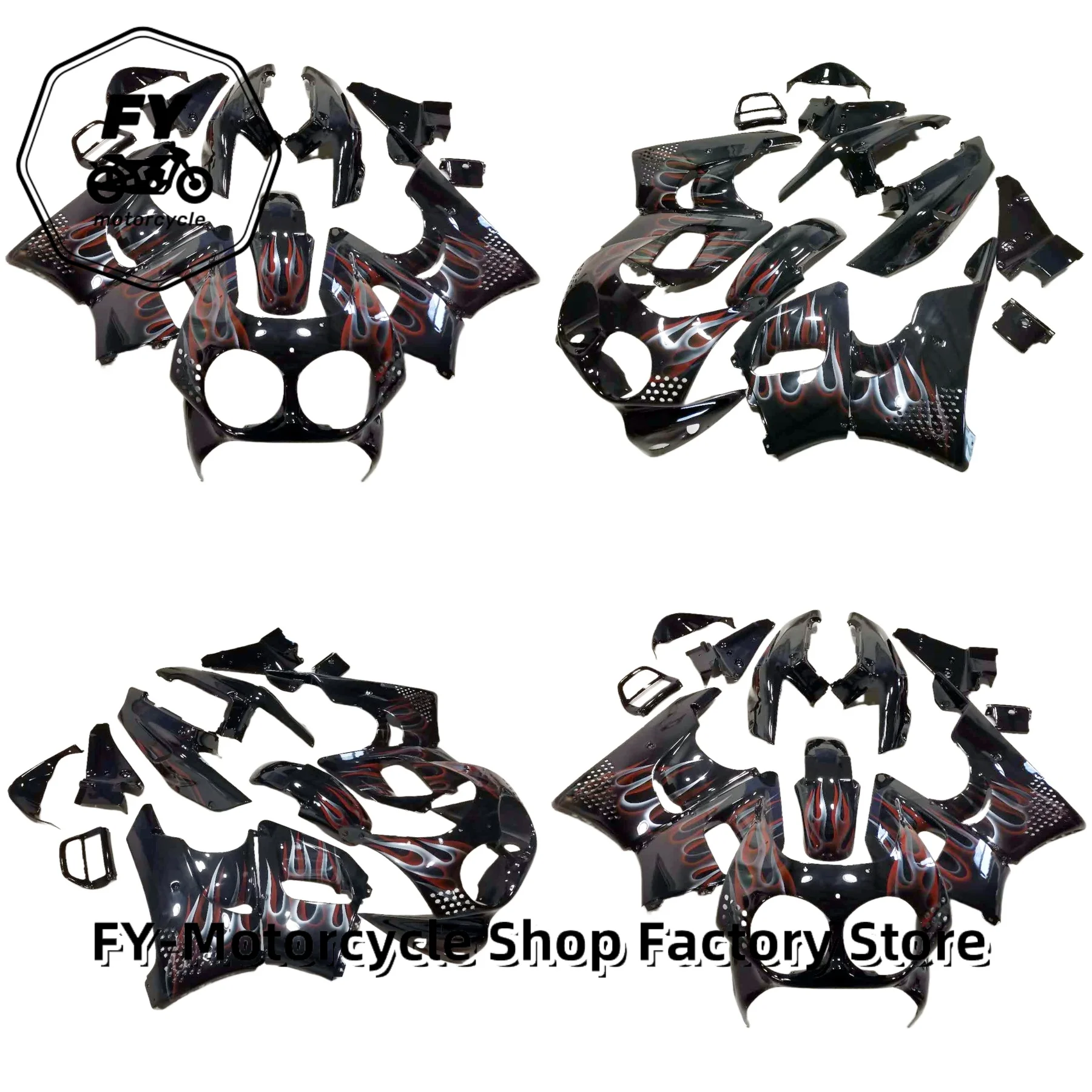 Aftermarket Complete Fairing Body Kit For 893 1992 1993 Full Set Motorcycle Fairings Pre-drilled OEM Position Holes