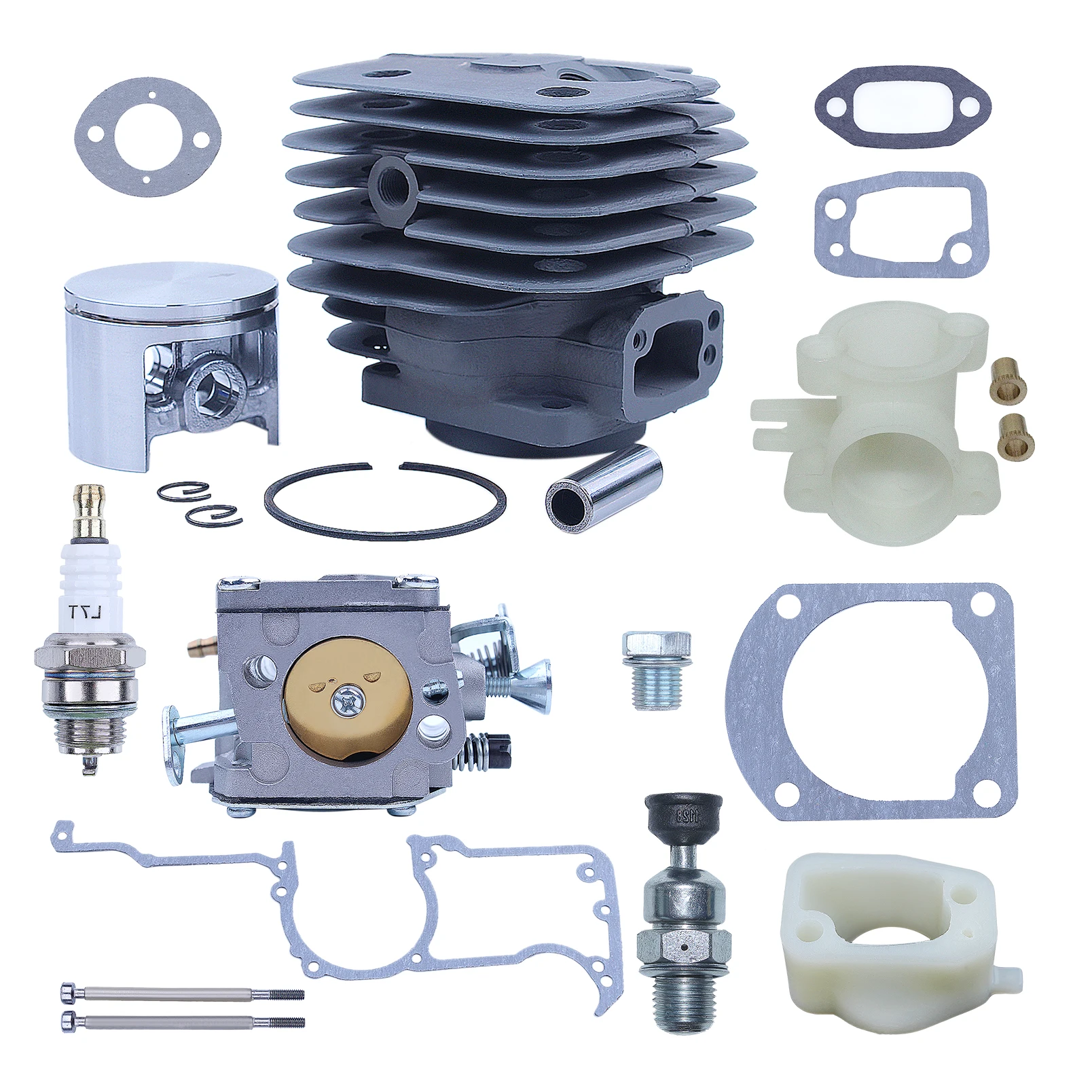 

Carburetor Cylinder Piston Kit For Husqvarna 268 Chainsaw Gasket Intake manifold
