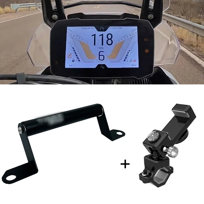 Motorcycle Mobile Phone Navigation GPS Plate Bracket For Tiger 900/850 GT Rally PRO Tiger900/Tiger850 Tiger900GT 2020 2021 2022