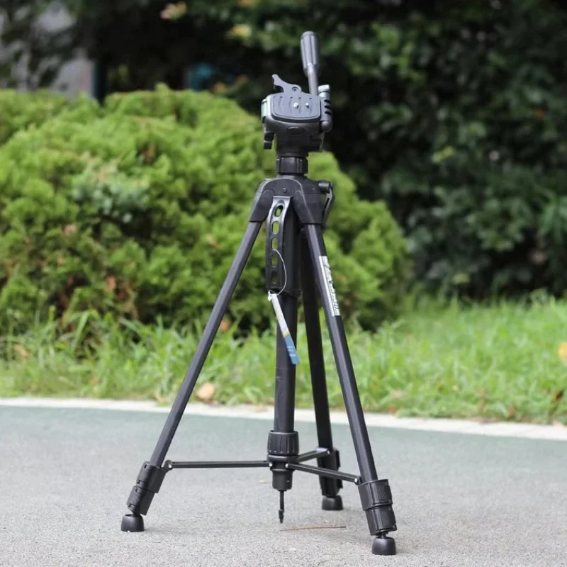 Trépied binoculaire et à longue portée, trépied d'appareil photo, trépied vidéo de voyage léger universel, tête panoramique à 3 voies + sac