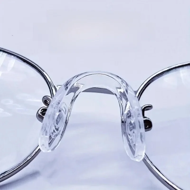 Lunettes de nez en forme de U, une pièce, antidérapantes, en Silicone, vis Anti-pression pour enfants, accessoires universels pour lunettes de nez