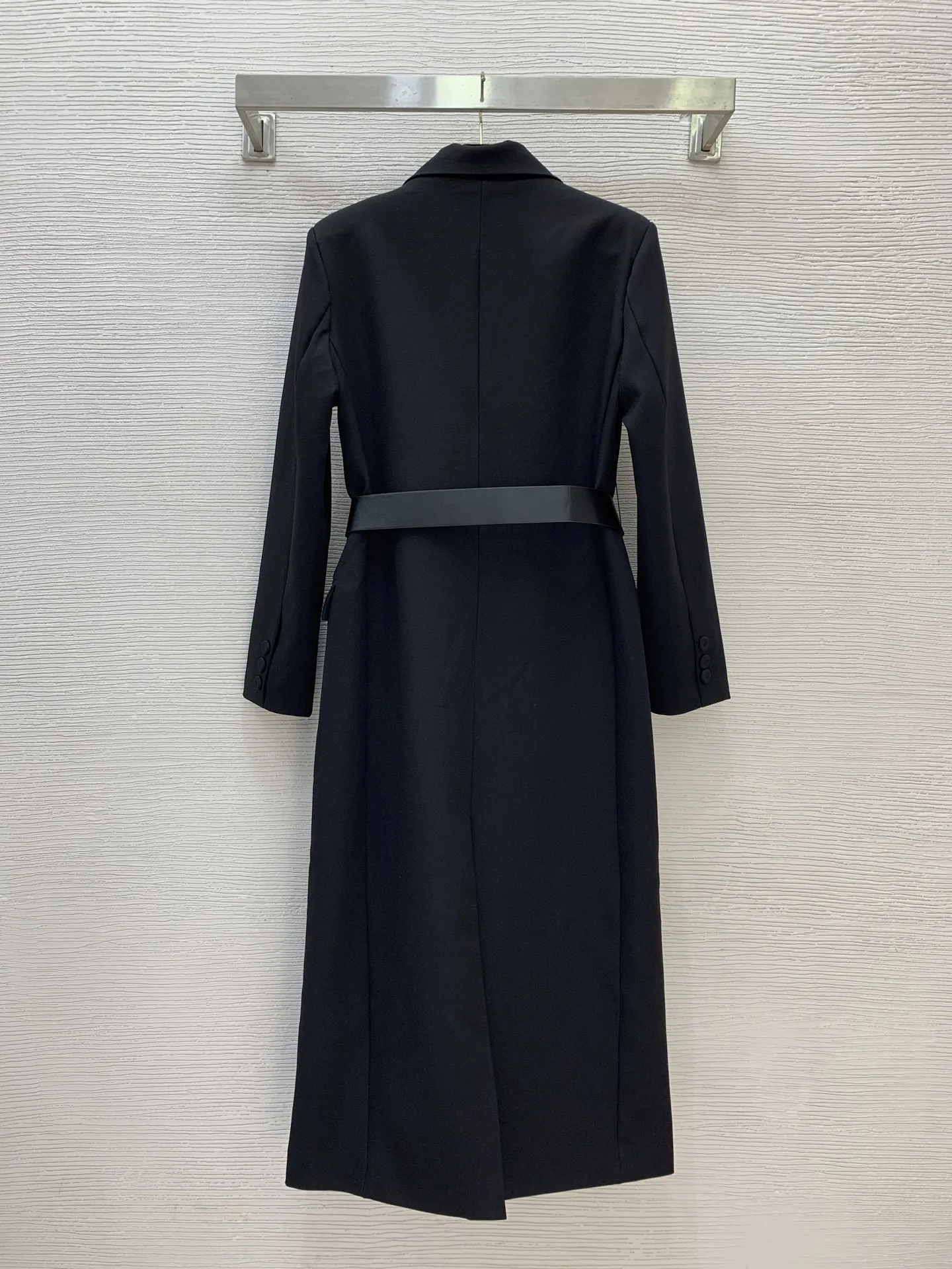 

Осень-зима 2025 г., женский откидной чехол с двойным карманом, облегающий костюм, длинная куртка HL156