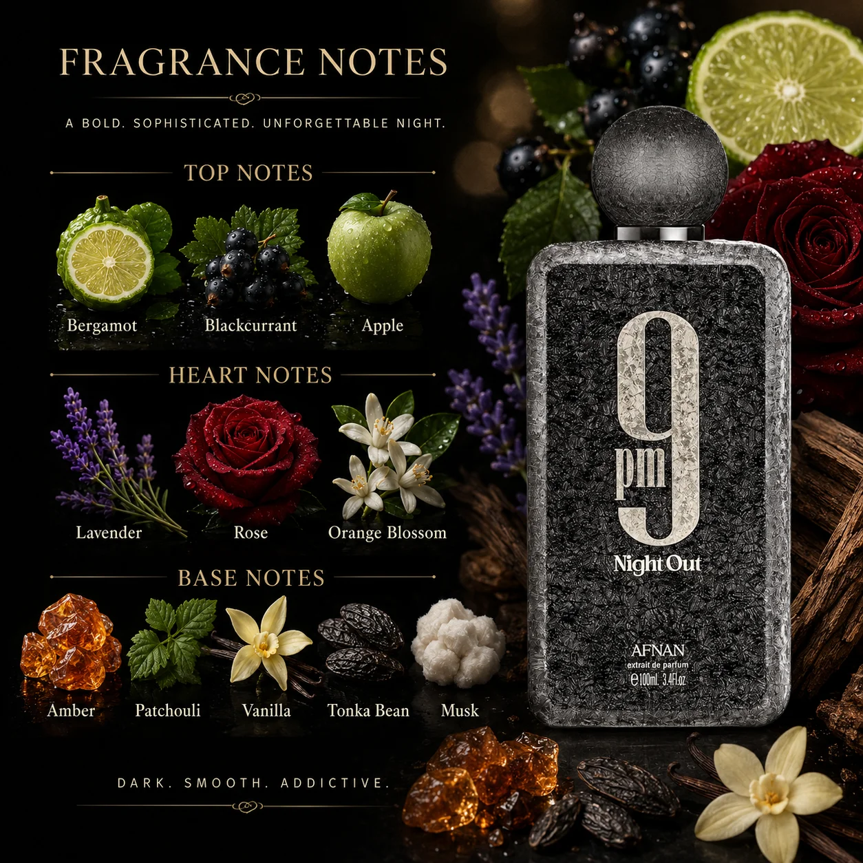 AFNAN 9PM Night Out Extrait De - Home Fragrance Vanilla Musk incelemesi ve fiyatı