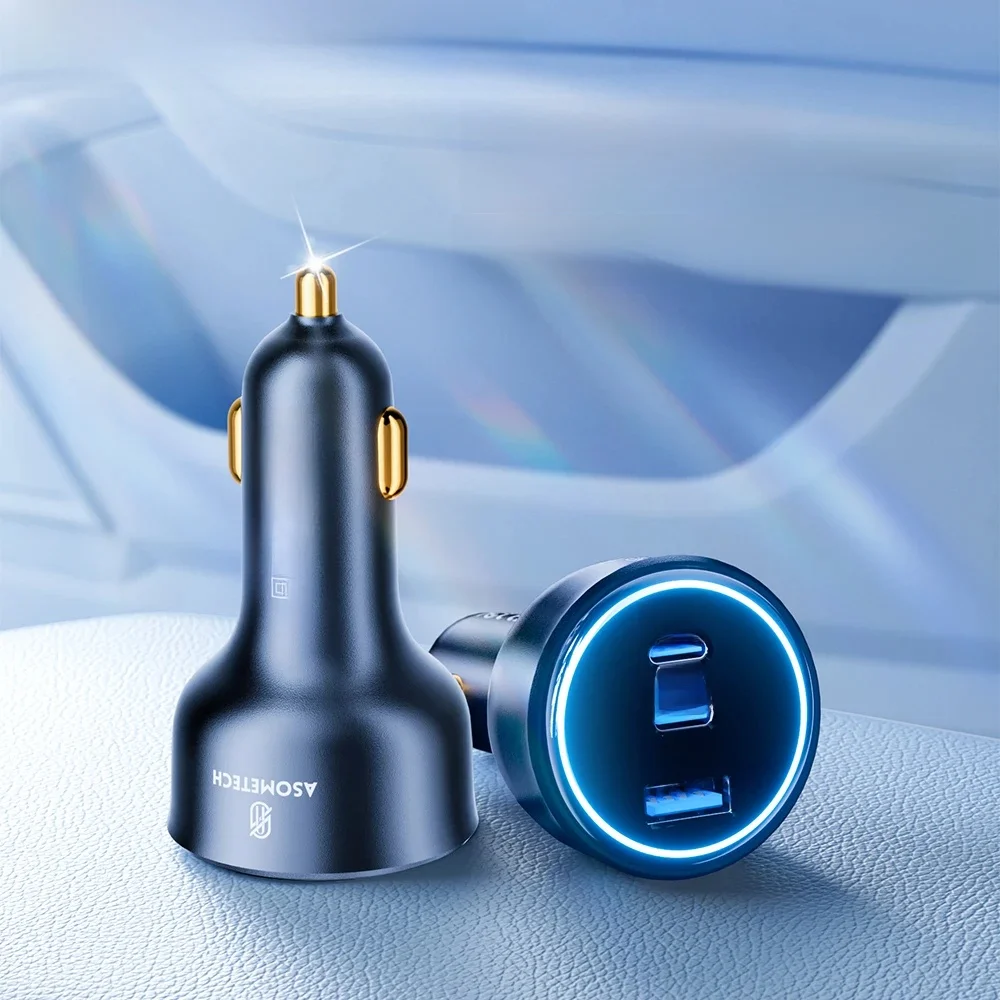 Ładowarka samochodowa 138W Szybka ładowarka samochodowa USB typu C 100W 65W 45W 35W PD3.0 PPS do iPhone 14 15 Samsung Laptopy Tabet Adapter samochodowy — 2