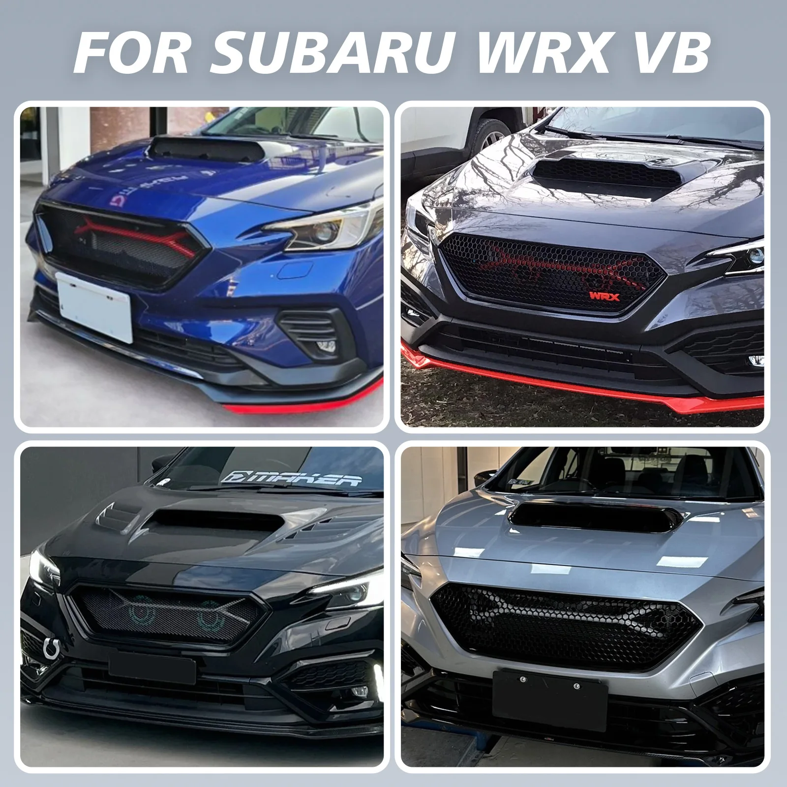 Car Front Brace Bar for Subaru WRX Vb My22+ 2022+ Aluminum Alloy Front Strut 29.53inch Easy to Install Car Exterior Accessories