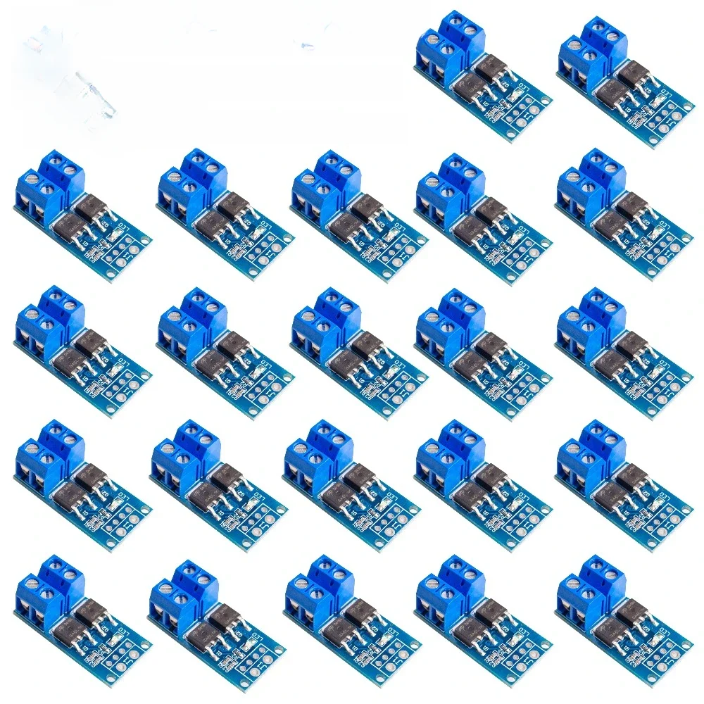 Moduł sterowania przełącznikiem MOSFET 15A 400W, regulator PWM, panel sterowania, zasilanie DC 5V-36V, elektroniczna płytka sterująca przełącznikiem do Arduino. — zdjęcie produktu 7