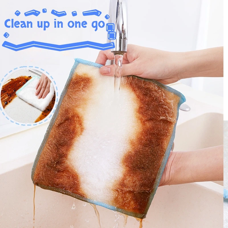 

Посудочка из бамбукового волокна, упаковка 10 шт. Быстрое удаление масла, сильное водопоглощение, мягкое и удобное для рук – отлично подходит для очистки кухни.