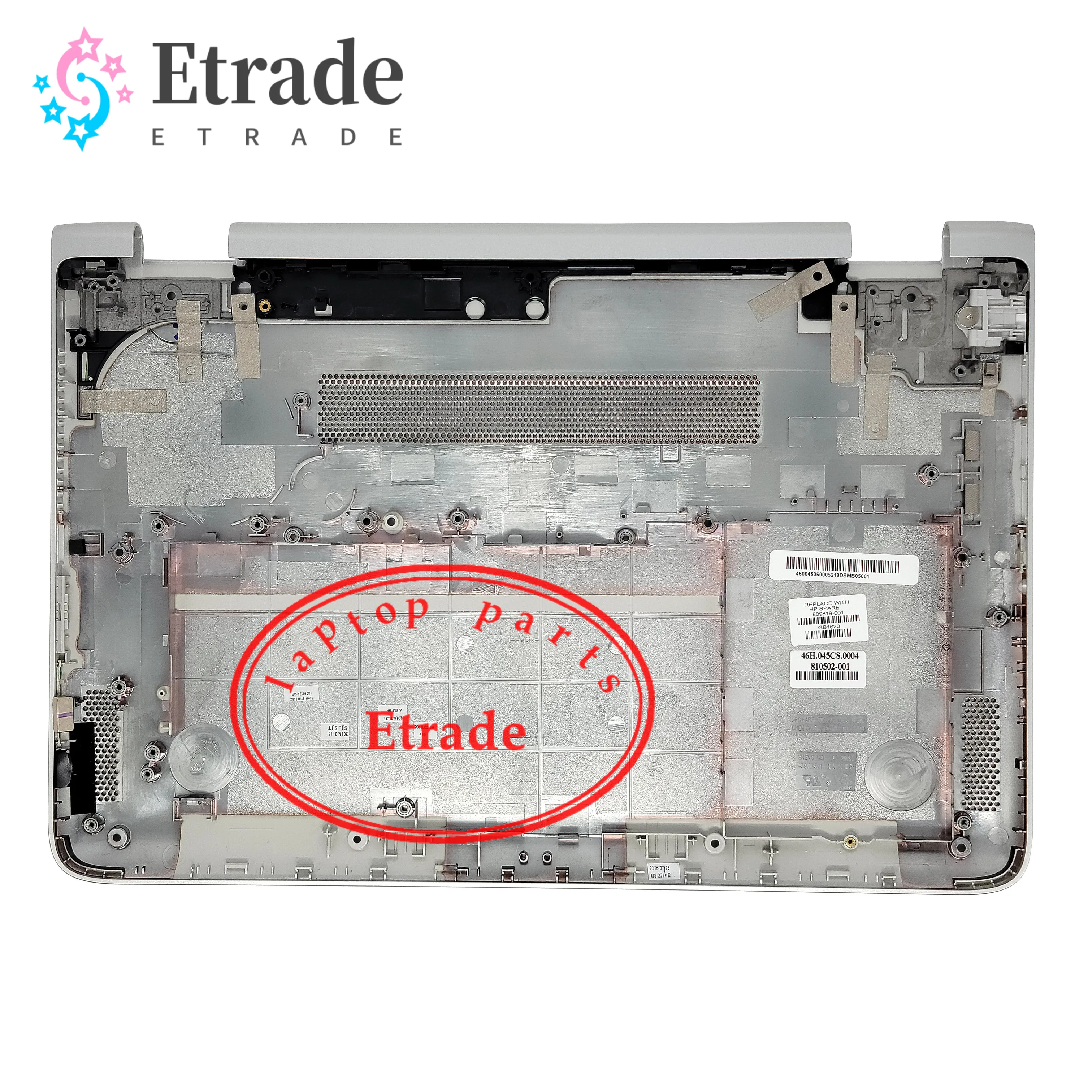 Imagem -03 - Orig para hp Pavilion X360 13-s Laptop Base de Cobertura Inferior Estojo Inferior 809819001 809820-001 809821-001 855340-001 Novo