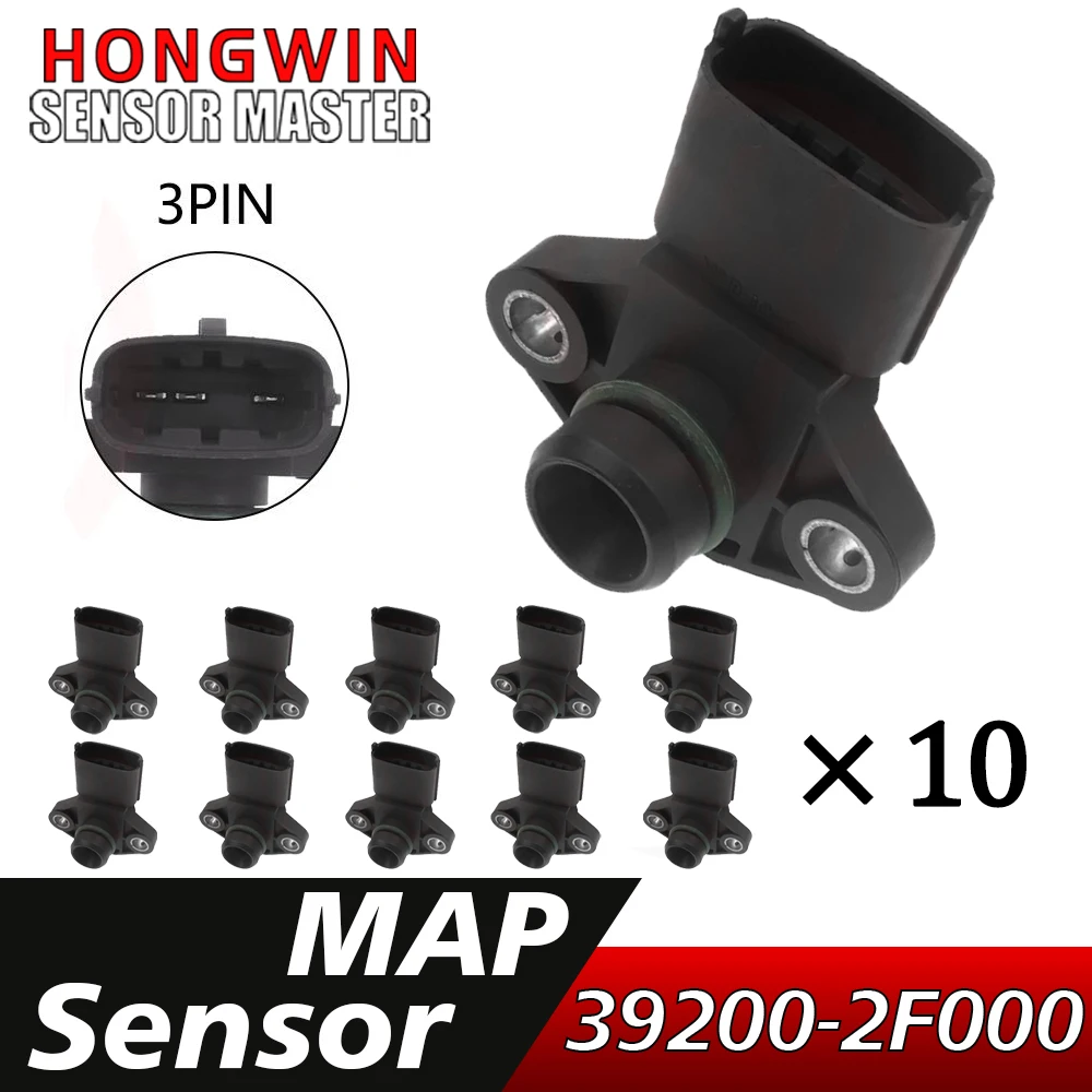 New MAP Manifold Air Pressure Sensor 39200-2F000 392002F000 V52720229 For Hyundai Tucson Santa Fe Staria Kia Sportage Sorento