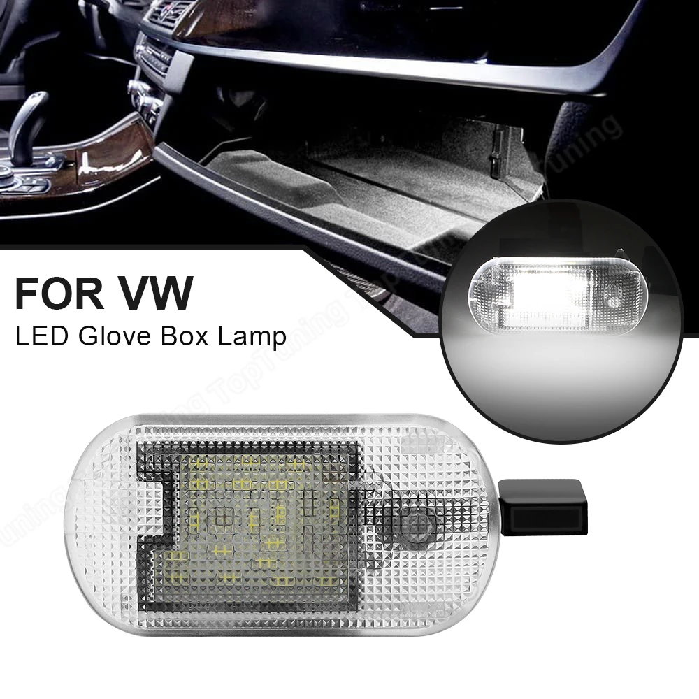 

For VW Golf Mk 4 Bora Beetle Caddy Passat B5 For Skoda Fabia Octavia Superb Yeti Storage Compartment Lamp LED Glove Box Light