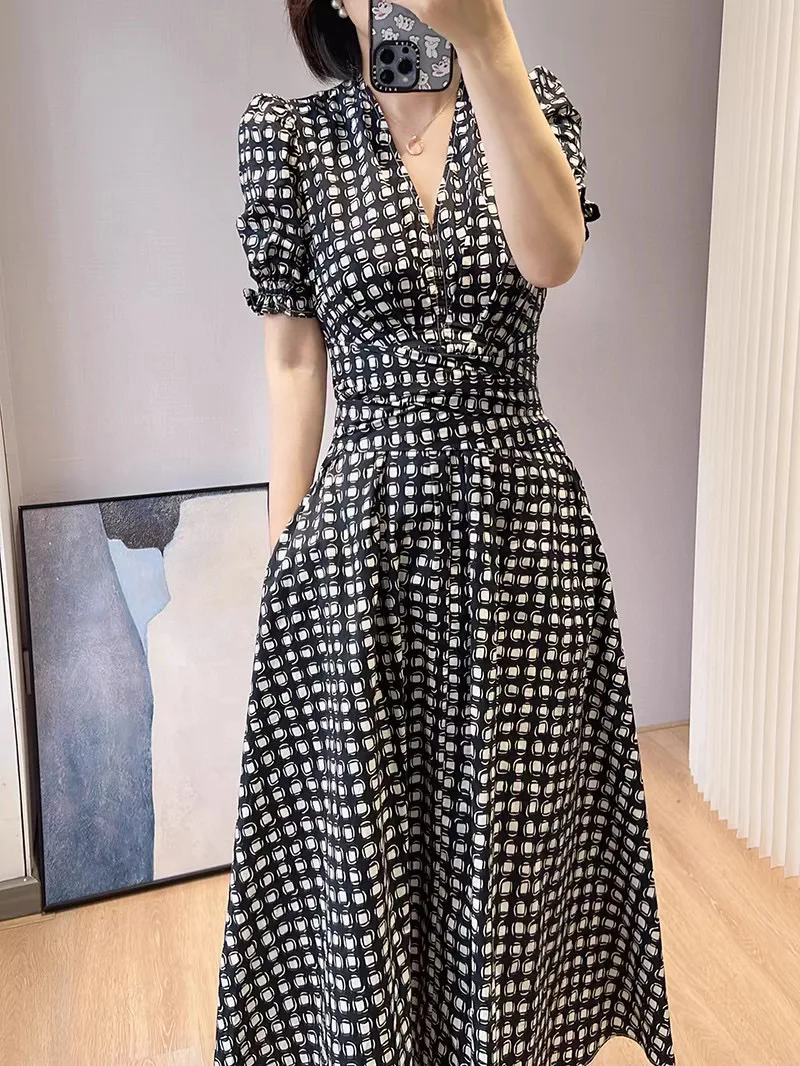 

Women's casual summer elegant cotton dress