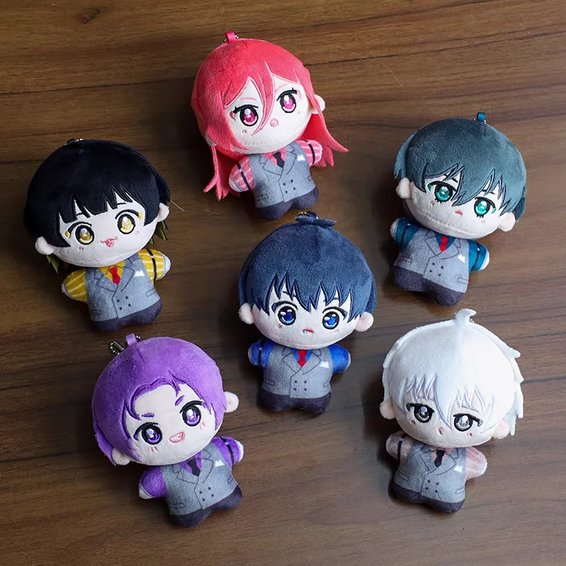 

Blue Lock Plush Dolls Bachira Meguru Itoshi Rin Isagi Yoichi Mikage Reo Nagi Seishiro Anime Pendant Cartoon Figure Stuffed Toys