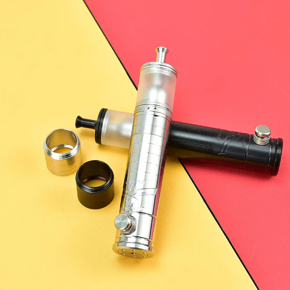 بخار عملاق V2.5 ميني الميكانيكية وزارة الدفاع 23 مللي متر Taifun gtr هيئة الطرق والمواصلات 18350/18500/18650 بطارية وزارة الدفاع 316ss VAPE الجانب النار الميكانيكية وزارة الدفاع